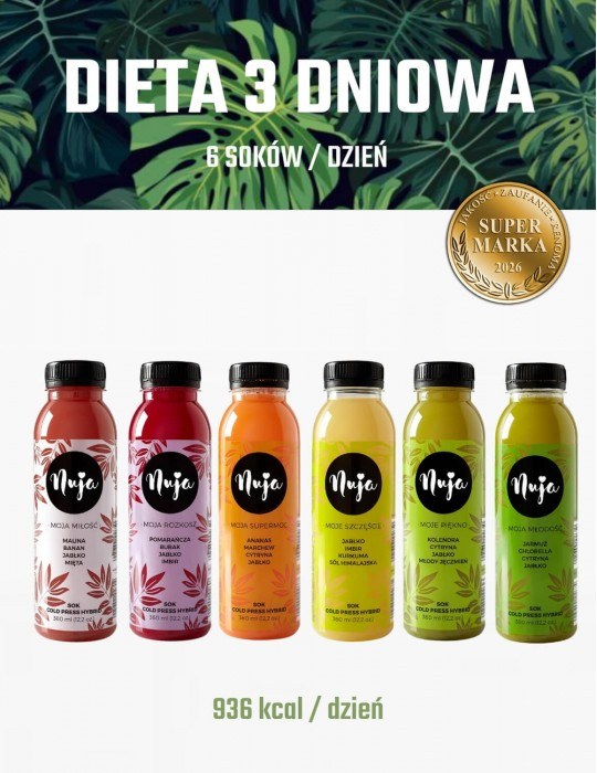 Dieta sokowa detoks organizmu z toksyn 3-dniowaKatalog Produkty Podgląd
